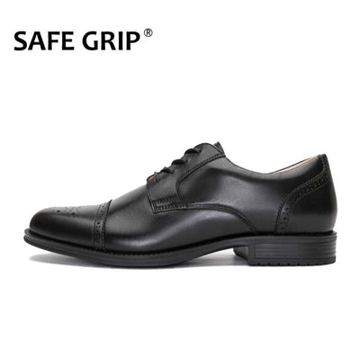 SAFE GRIP® 男式西裝透氣皮鞋